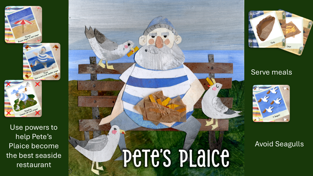 Pete's Plaice - Avoid greedy seagulls & race to fill plates