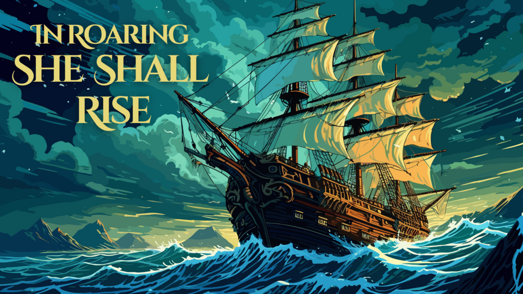 In Roaring She Shall Rise: An icy pirate dark epic fantasy