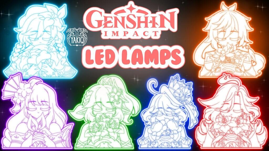 ✦ Genshin Impact | LED Lamps ✦