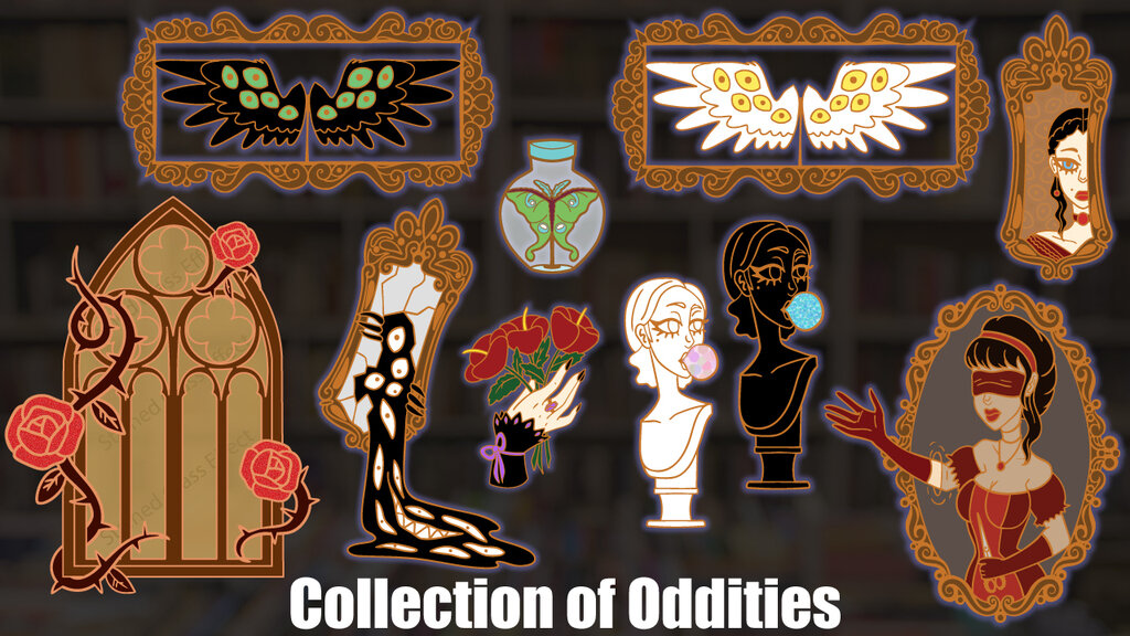 Collection of Oddities Enamel Pins