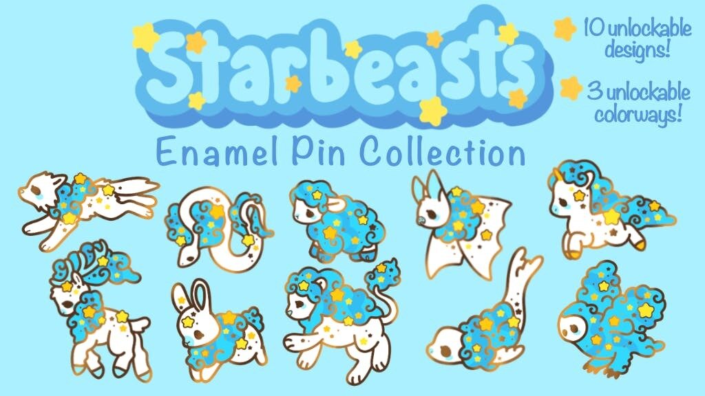 Starbeasts Enamel Pin Collection