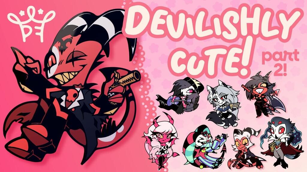 Devilishly Cute 2: a Helluva Pin Project