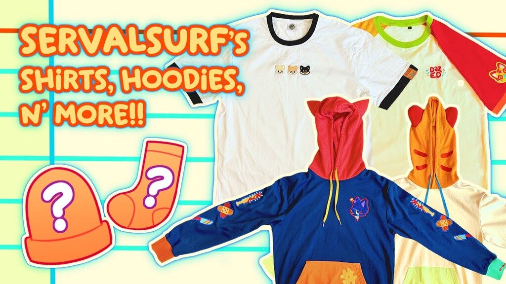 Servalsurf Apparel Collection - cute n' colorful fashion