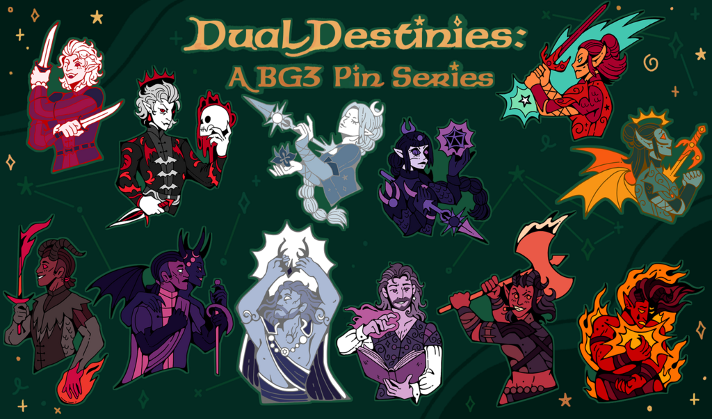 Dual Destinies: A BG3 Pin Series