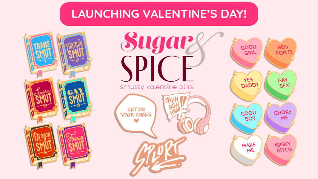 Sugar & Spice - Smutty Valentine's Day Pins