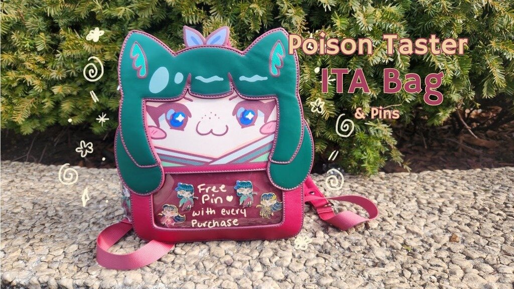 Poision Taster Ita Bag and Pins