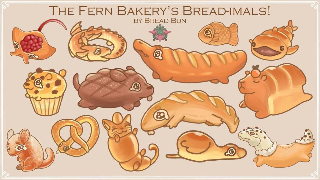 Fern Bakery's Animal Breads!