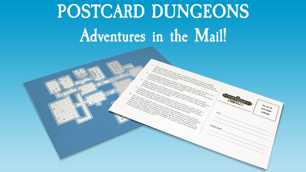 Postcard Dungeons: Adventures in the Mail!