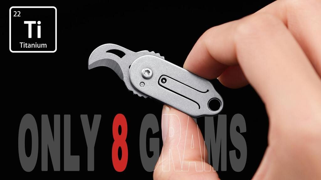 ScytheBlade: EDC Knife, Sharp and Unmatched in Hook Cutting