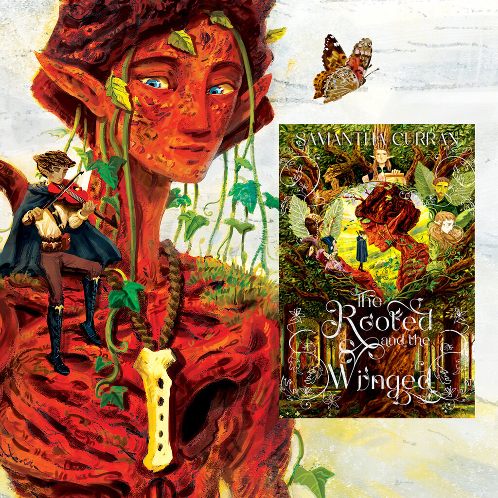 The Rooted and the Winged: An Illustrated Faerie Fantasy Novel