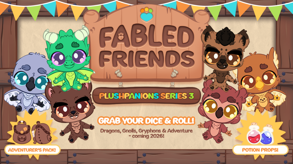 Fabled Friends - Plushpanions Series 3