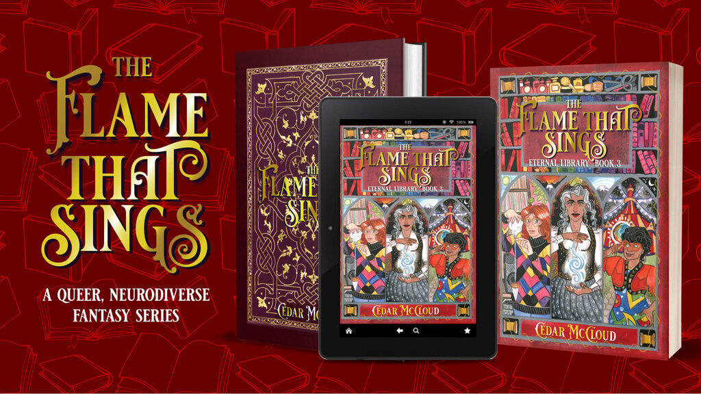The Flame That Sings - A Queer Magic Library Novel