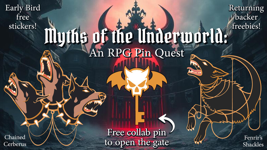 🗝 Myths of the Underworld: An RPG Pin Quest!