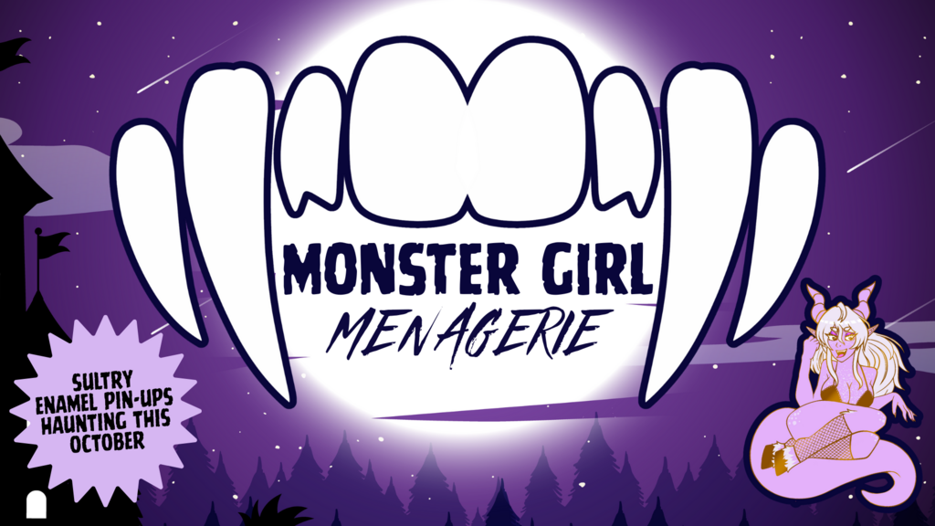 Monster Girl Menagerie | Enamel Pin-ups