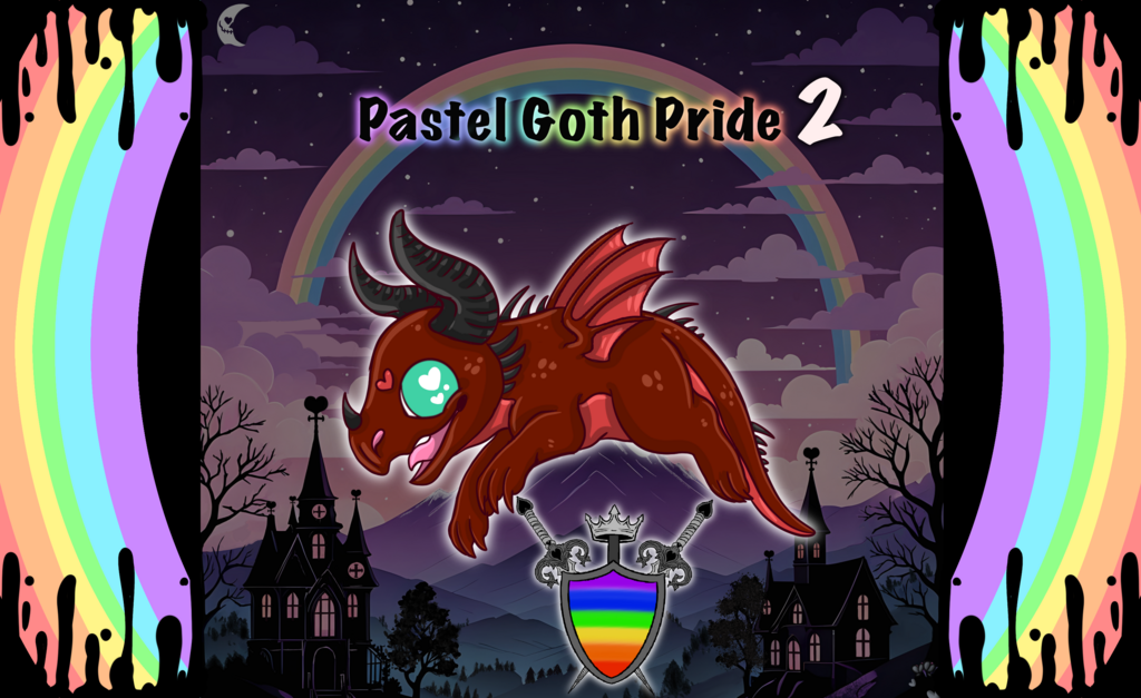 Pastel Goth Pride Pins 2