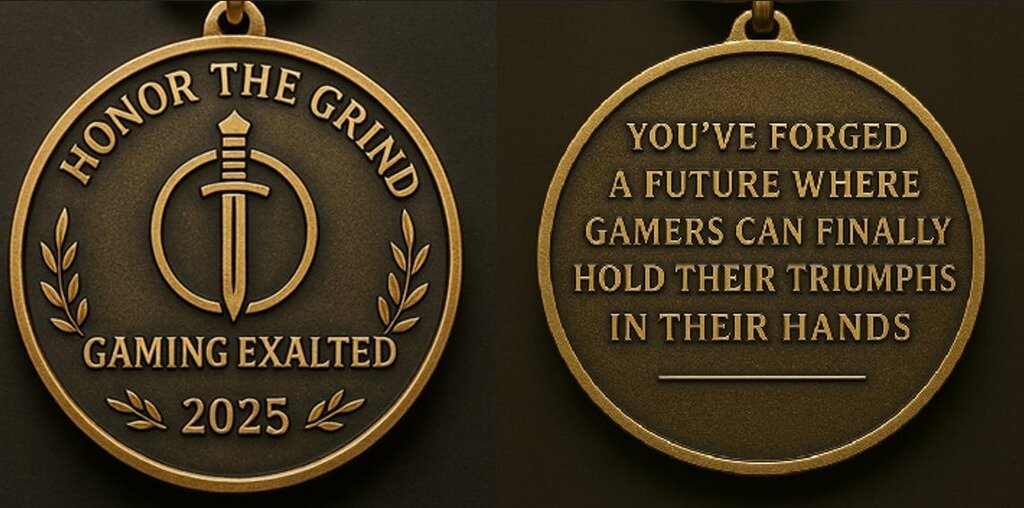 Verified Exclusive Physical Medals for Gamers