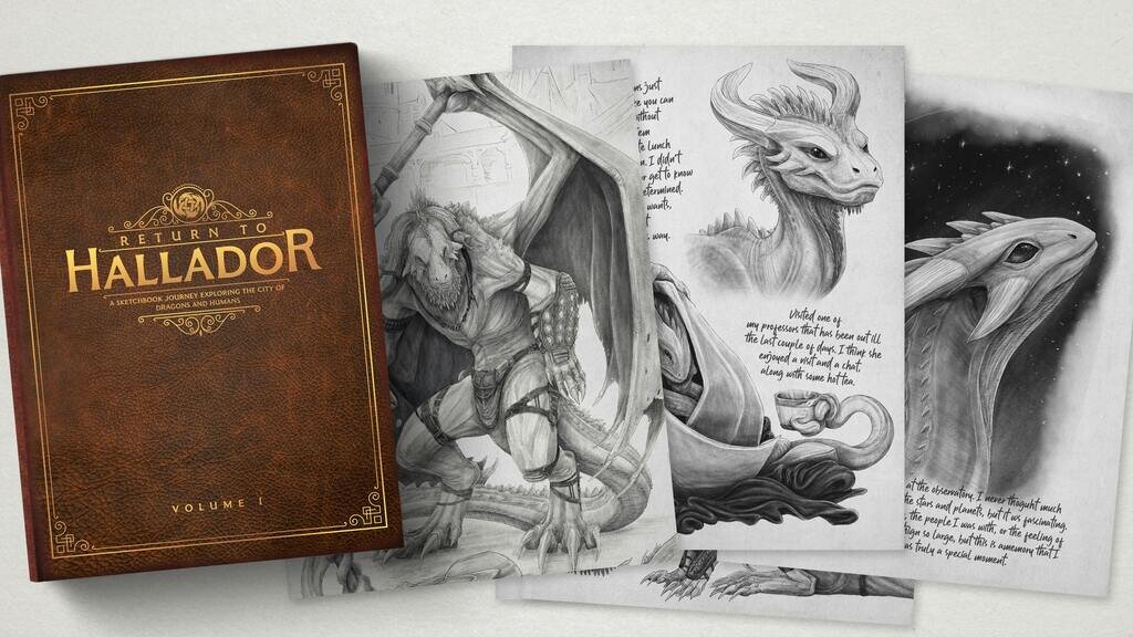 Return to Hallador: A Sketchbook Journal