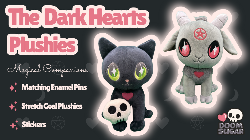 The Dark Hearts Plushies