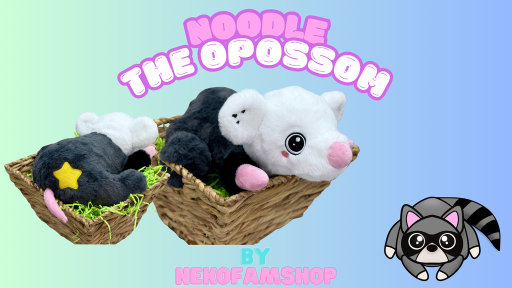 Noodle the Opossum Plush