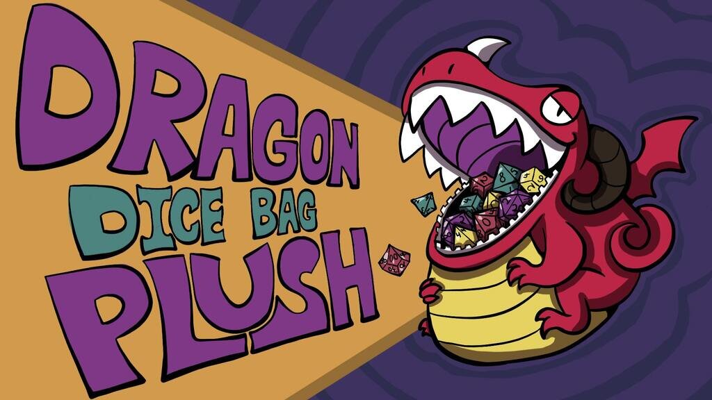 Dragon Dice Bag Plush - A Companion for your Travels!