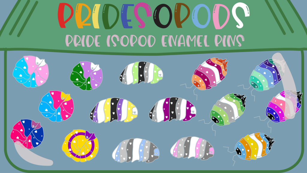 "Pride"sopods Enamel Pins