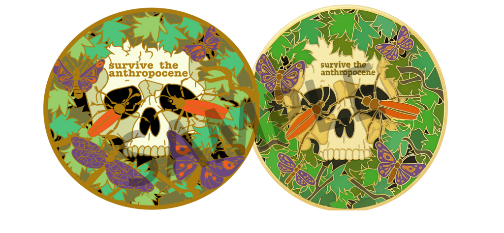 Survive the Anthropocene Enamel Pin Pre-Orders