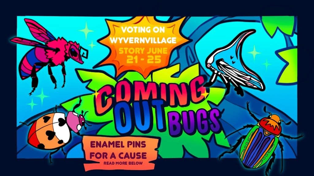 Bugs Coming Out - A pride themed project for a cause!