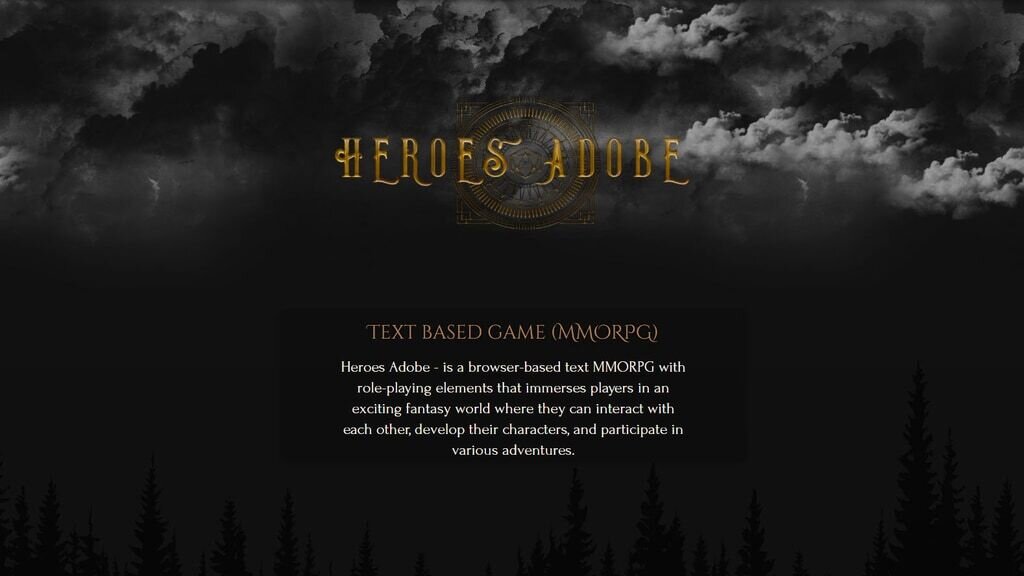 Heroes Adobe - Browser-based text MMORPG