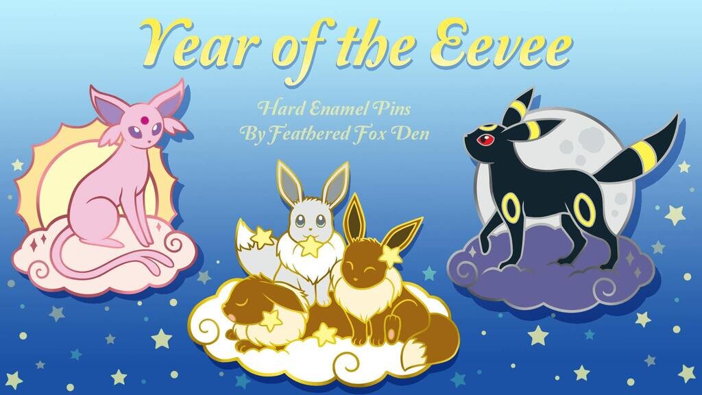 Year of the Eevee - Enamel Pins