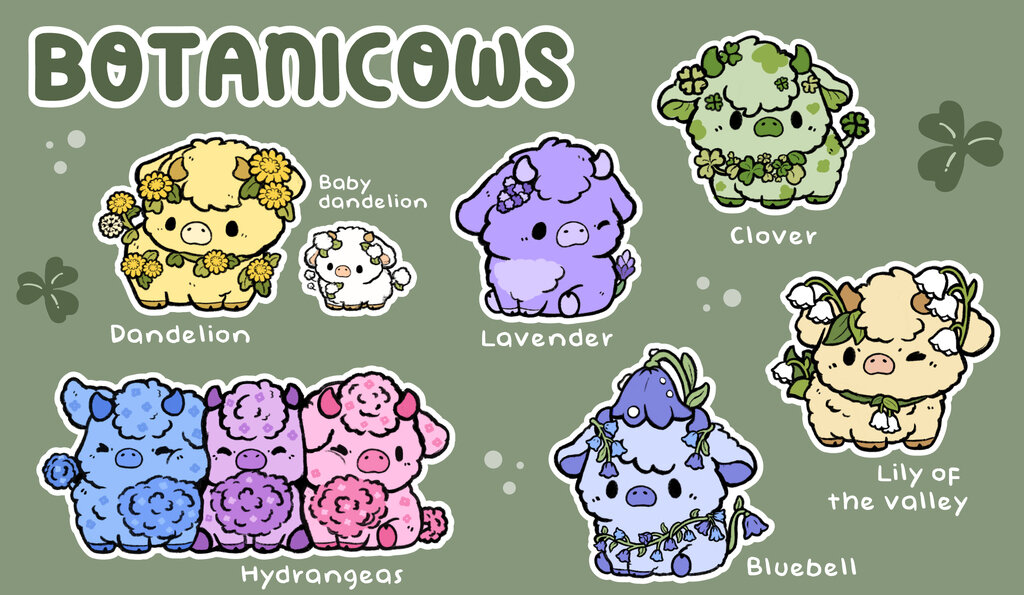 Botanicows - enamel pins & more