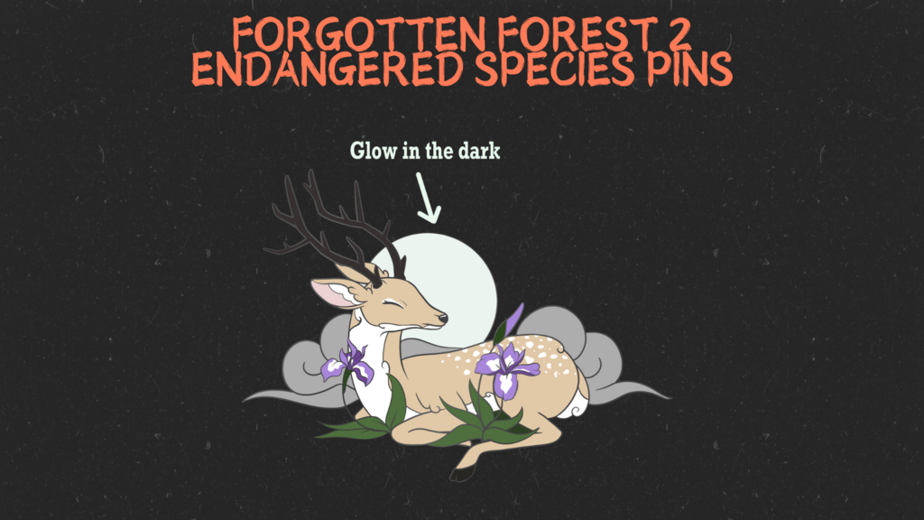 Forgotten Forest: Endangered Animal Enamel Pins