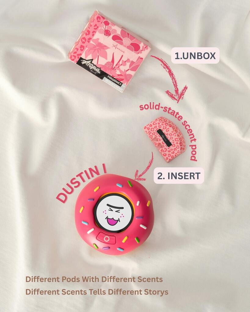 Aromadonuts:A Portable Smart & Solid-State Fragrance Machine