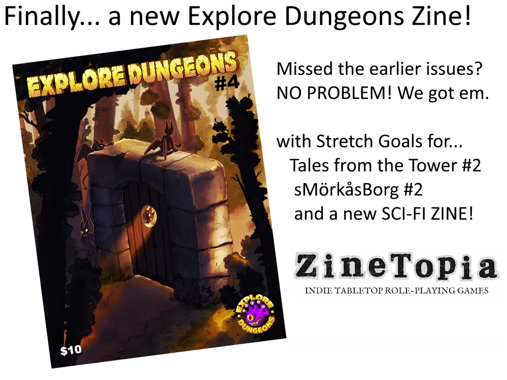 Explore Dungeons Zine #4 (plus more)