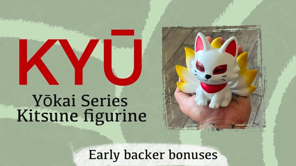 Kyū Kitsune Figurine - Yokai cuteness