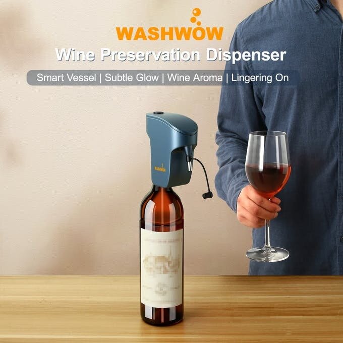 The World’s 1st Wine Preserver & Dispenser Using Airbag Tech