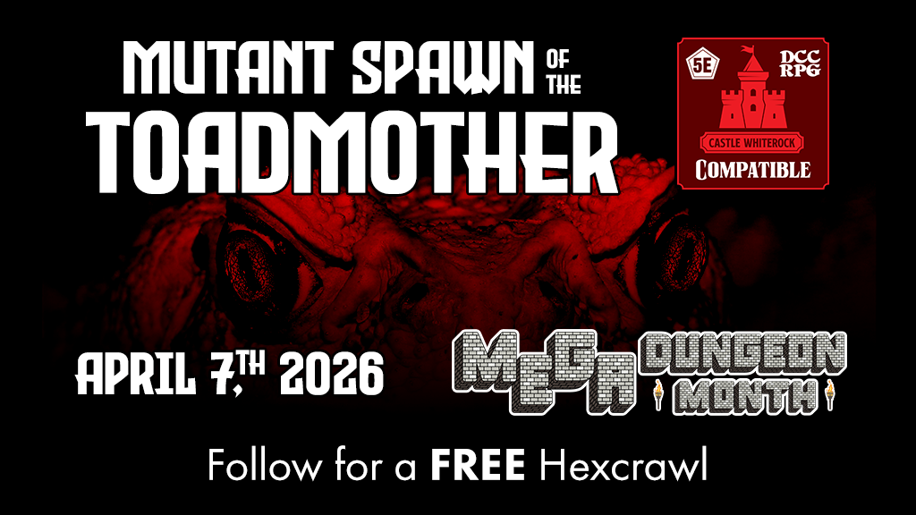 Mutant Spawn of the Toadmother for 5E & DCC RPG