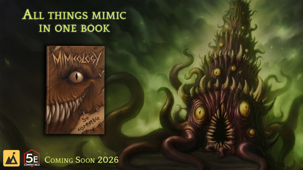 Mimicology - All Things Mimic, in a D&D - Compatible Book!