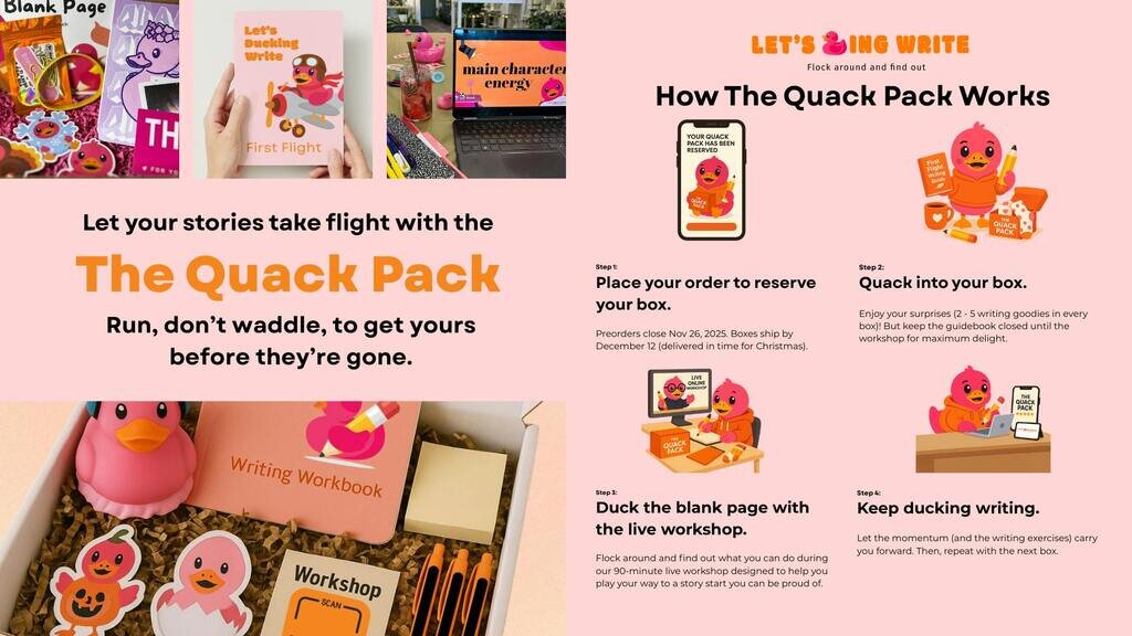 The Quack Pack: Creative Writing Workshop Box