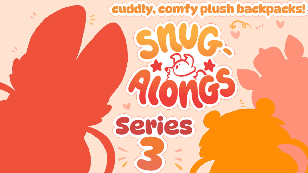 Snug-Alongs Plush Backpacks: Series 3