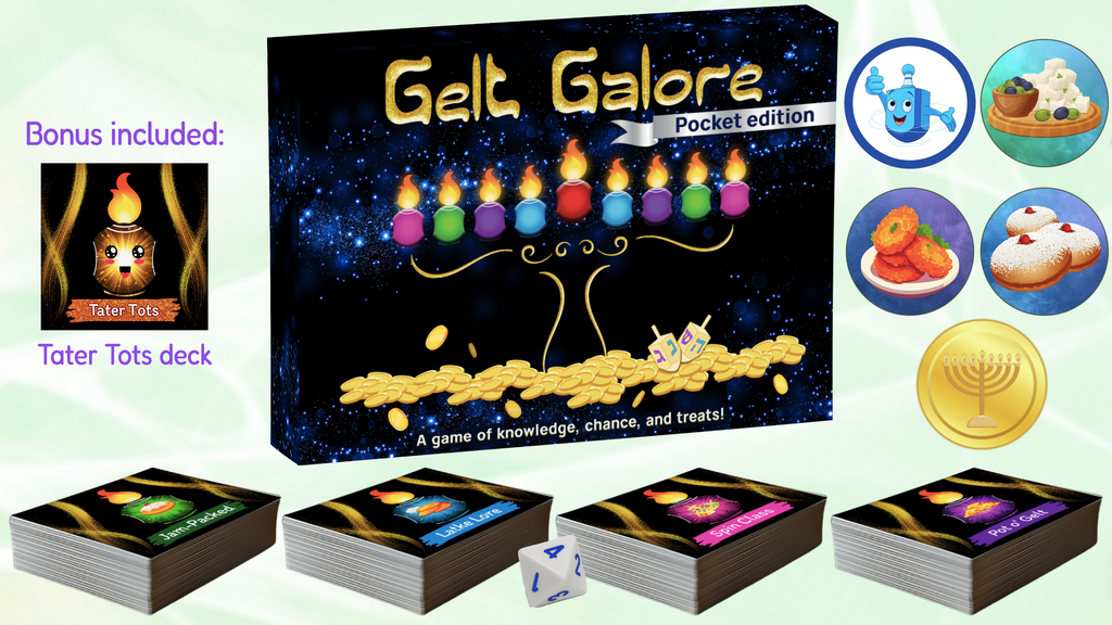 Gelt Galore: Pocket Edition (a compact Hanukkah party game!)