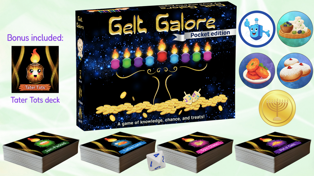 Gelt Galore: Pocket Edition (a compact Hanukkah party game!)