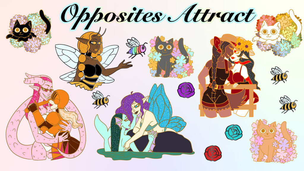 Opposites Attract: Pride Enamel Pins