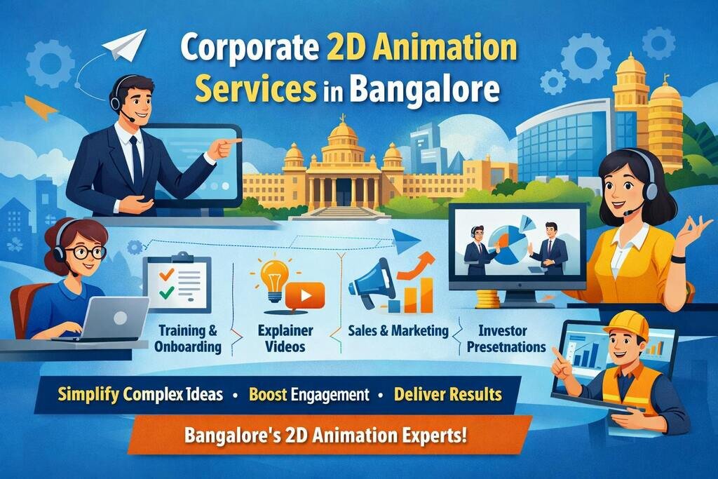 Corporate 2D Animation Services in Bangalore
