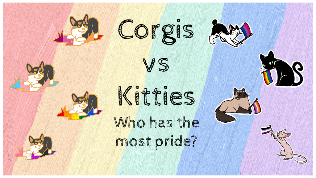Corgis Vs Kitties pride