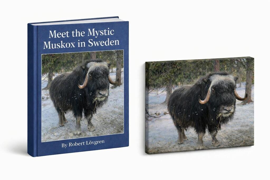 Meet the Swedish Myskox - Photo book and canvas