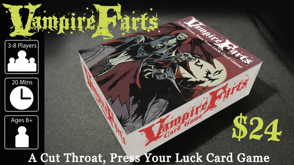 Vampire Farts - Fast Paced Card Game