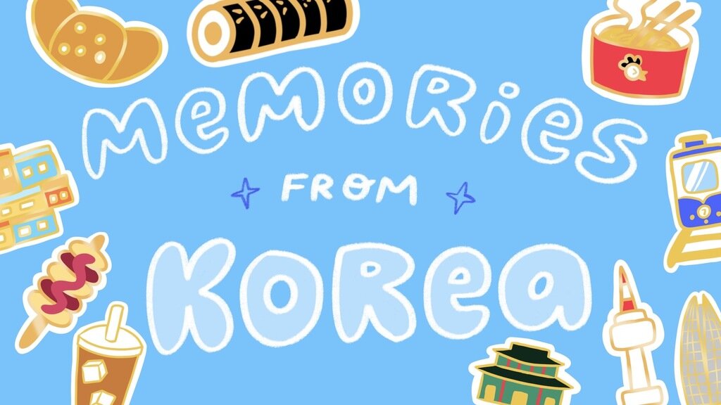 Memories from Korea - Mini enamel pins collection