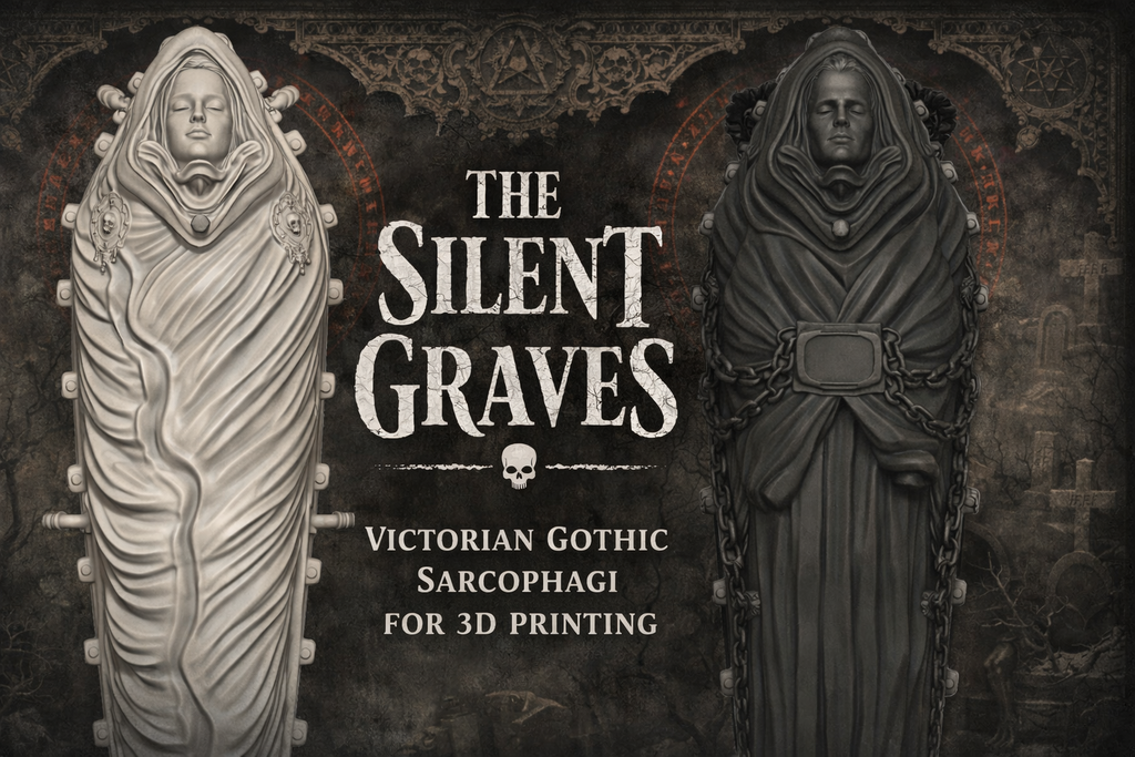 The Silent Graves - Victorian Gothic Sarcophagi for Tabletop
