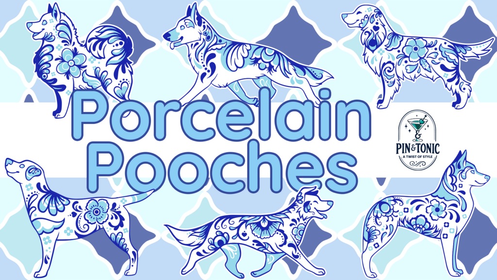Porcelain Pooches Enamel Pins