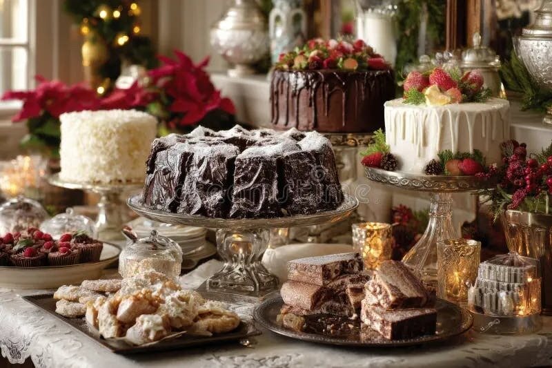 A bakeshop desserts party